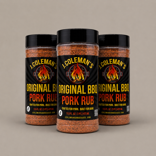 J. Coleman's BBQ Pork Rub Family Pack - three jars