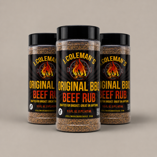 J. Coleman's BBQ Beef Rub Family Pack - three jars