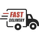 Fast delivery truck icon