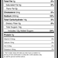 Nutrition facts label for J. Coleman's Southern-Style BBQ Sauce, showing serving size, calories, and ingredients.